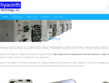 Tablet Screenshot of hyacinthtech.com